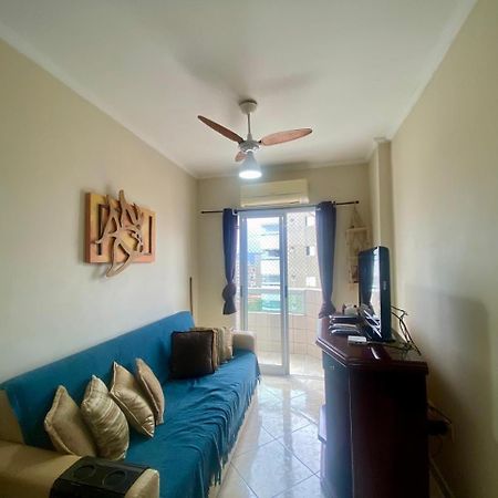 Apto A 50M Da Praia, Com Ar Condicionado, Wifi , Portaria 24H Praia Grande  Luaran gambar