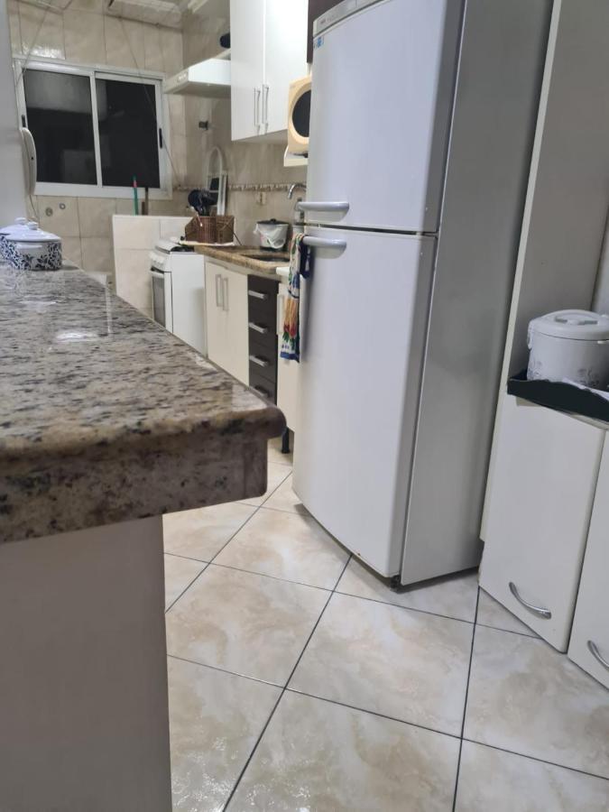 Apto A 50M Da Praia, Com Ar Condicionado, Wifi , Portaria 24H Praia Grande  Luaran gambar