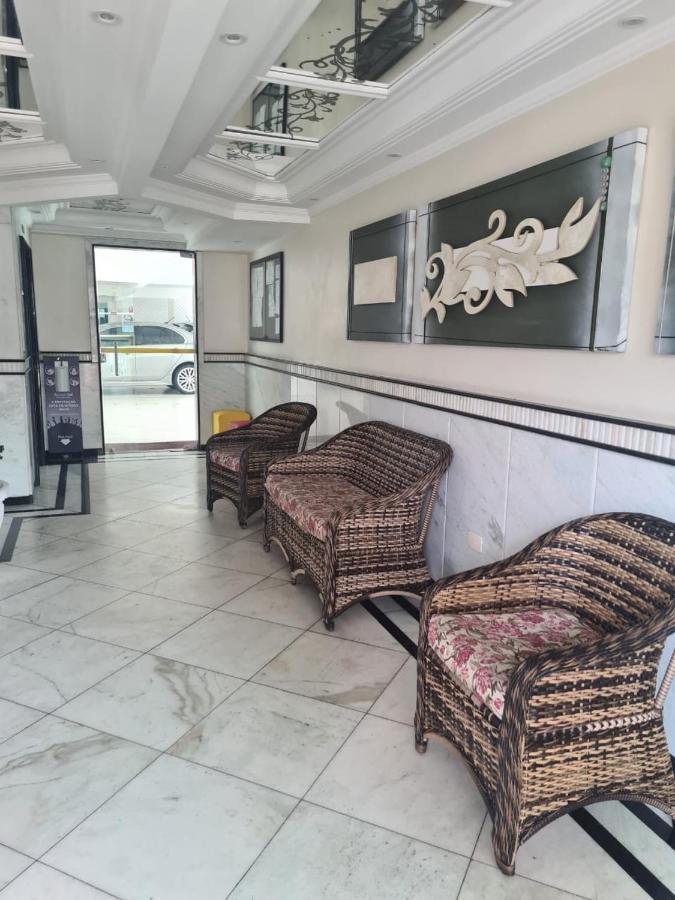 Apto A 50M Da Praia, Com Ar Condicionado, Wifi , Portaria 24H Praia Grande  Luaran gambar
