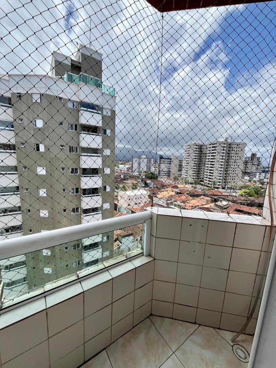 Apto A 50M Da Praia, Com Ar Condicionado, Wifi , Portaria 24H Praia Grande  Luaran gambar