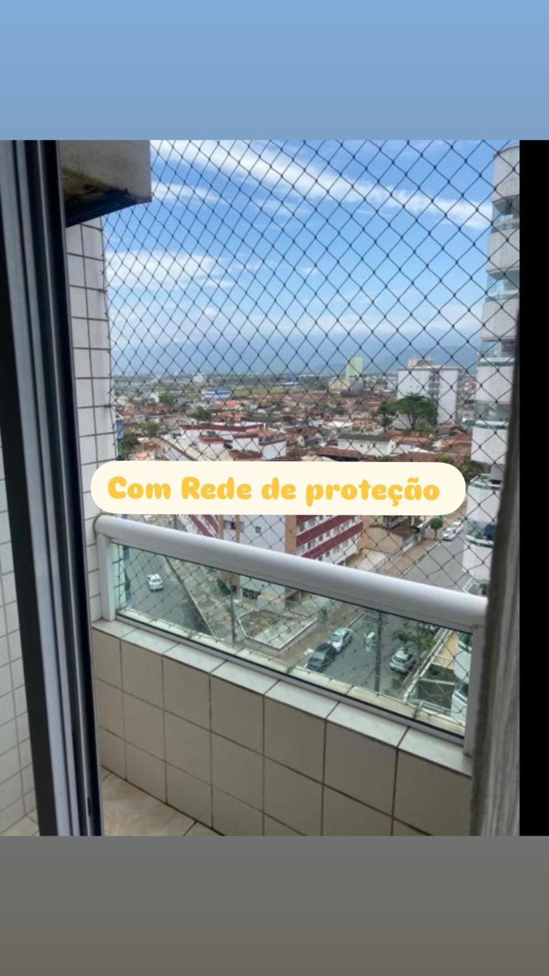 Apto A 50M Da Praia, Com Ar Condicionado, Wifi , Portaria 24H Praia Grande  Luaran gambar